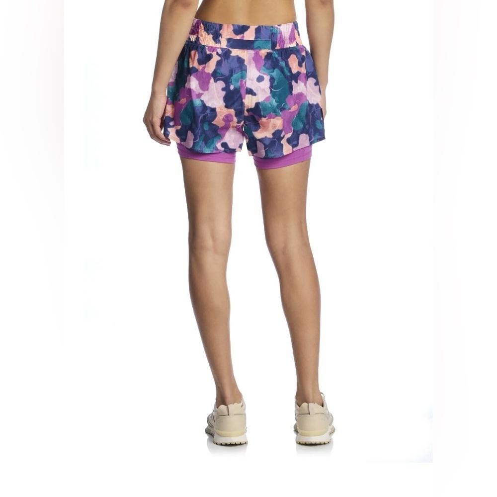 Reebok Women's Running Shorts - Purple And Blue - Picture 3 of 5